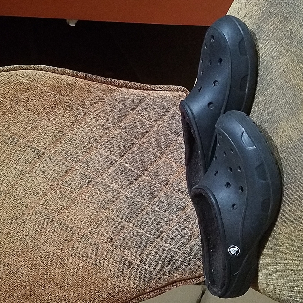 Crocs Freesail Plush Lined Slip On Clogs Shoes Bl… - image 1